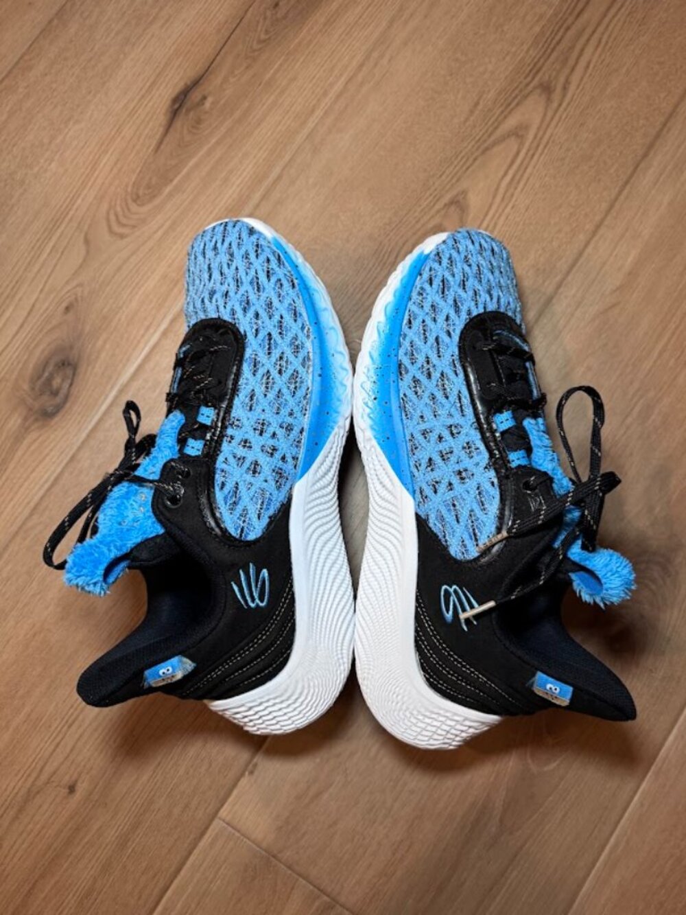 Under Armour Curry Flow 9 Sesame Street Cookie Monster Blue Men 11.5 3024248-404